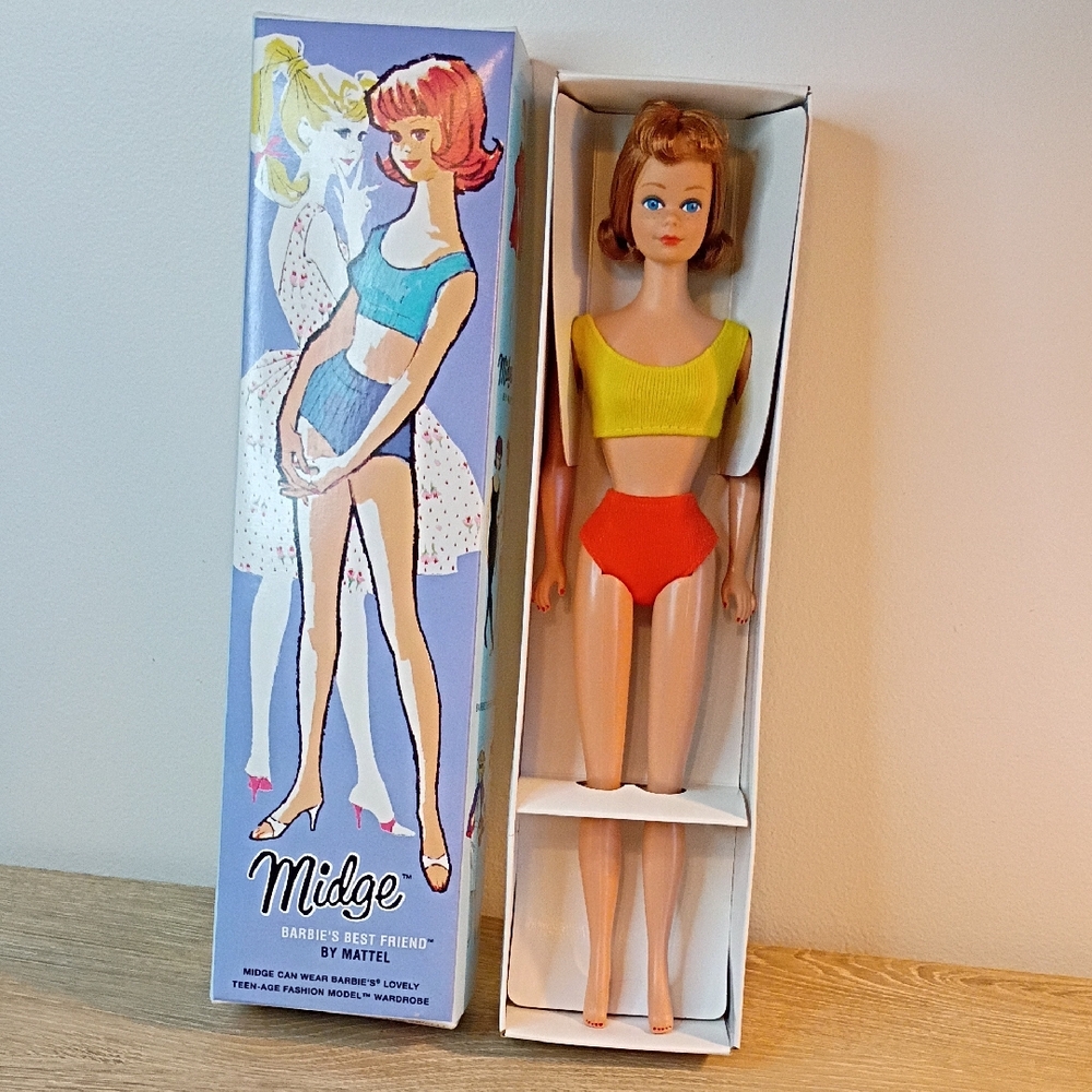Vintage Midge Barbie's Best Friend Teen Fashion Doll 1958, 1993 #860